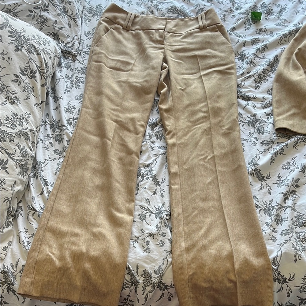 Elegant Tan Women's Pants